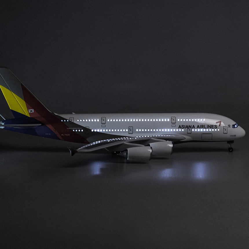 아시아나항공 여객기 A380 모형비행기 다이캐스트 항공기 장식 이미지 6
