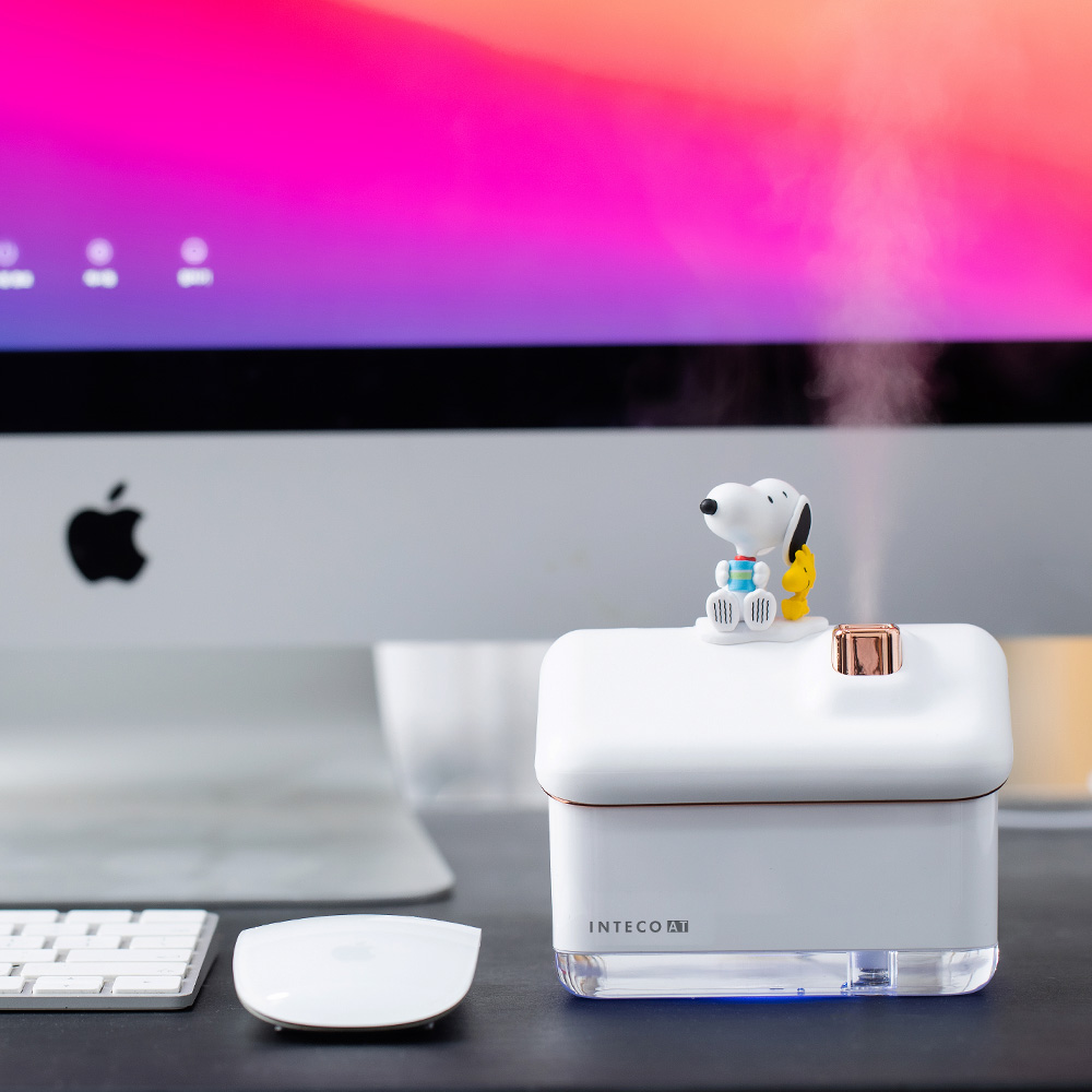 [보프렌즈] 스누피 스윗홈 무드등 초음파 가습기 미니 사무실 휴대용 탁상용 책상