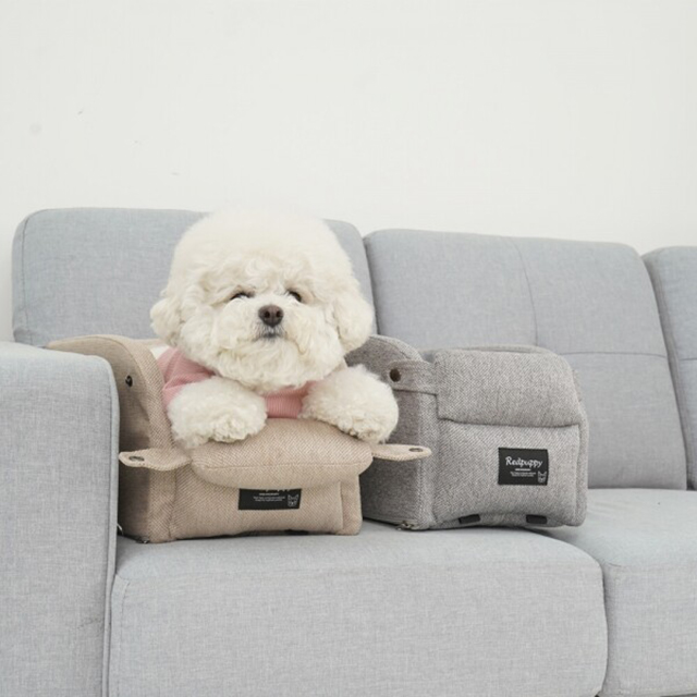 반려견카시트 강아지콘솔박스 고정용 애견카시트 양면이너쿠션