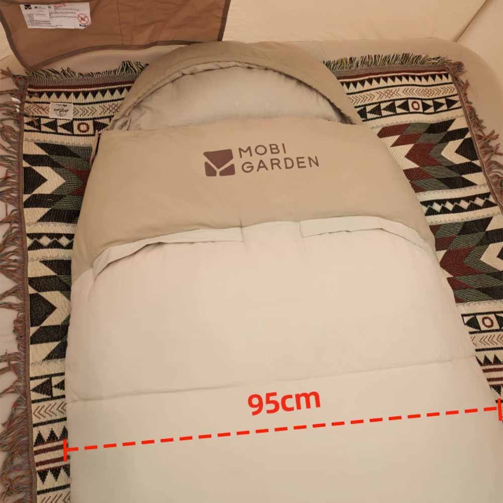 캠핑 침낭 이불 동계 겨울 코튼 후드형 1.6kg 이미지 6