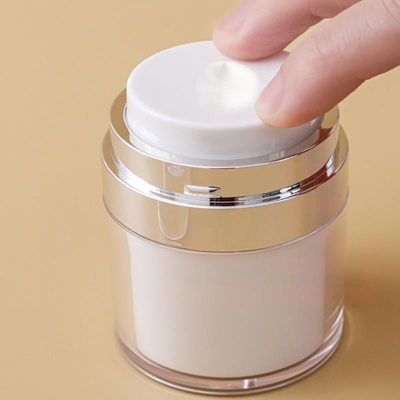 진공 크림 용기 화장품 소분 펌프 펌핑 핸드크림 공병 15ml 이미지 1