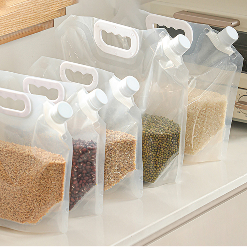 가정용 쌀통 쌀보관 잡곡통 곡물 보관 밀가루 통 1kg - 상세 이미지 5