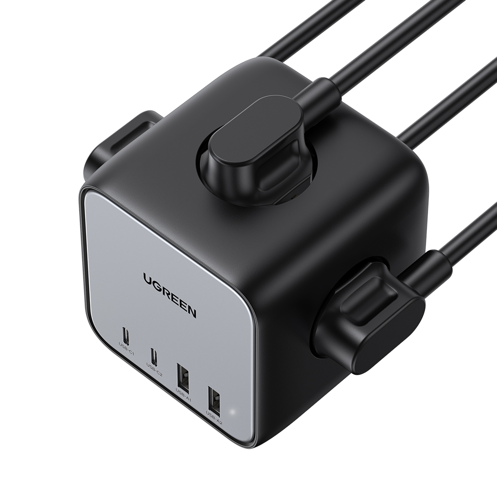 유그린 USB 큐브 멀티탭 충전기 1.8M GaN 3680W PD65W U-15685 - 상세 이미지 3