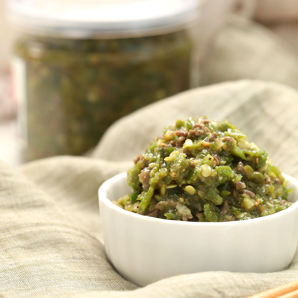 셰프애찬 한우 맵짤이 청양고추 땡초장 양념장 다대기 다진고추 250g