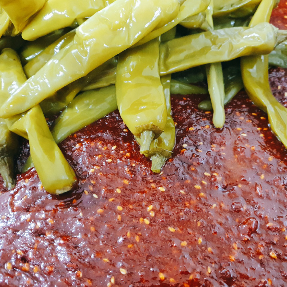 양념 고추 장아찌 짱아찌 무침 800g 이미지 6