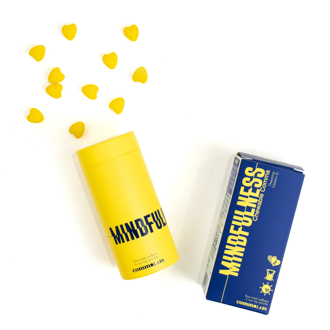 L 테아닌 스트레스로 인한 긴장완화 건강기능식품 마음챙김 츄어블 콤마 90캡슐, 1개 제품 이미지