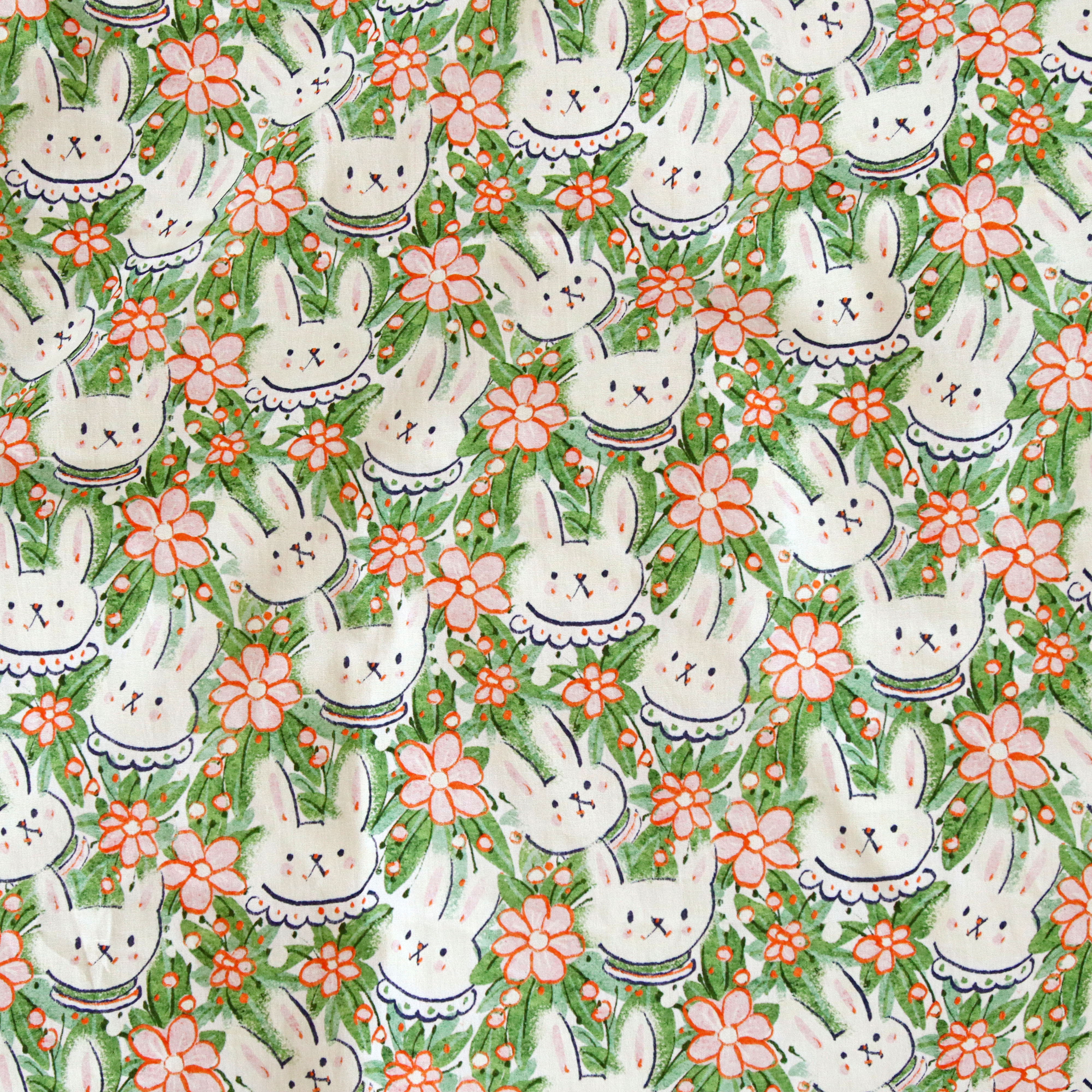 그린래빗 먼지없는 순면 사계절 항균솜 차렵이불 SS