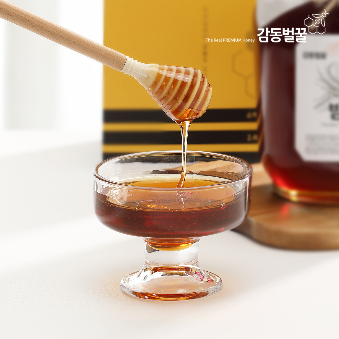 감동벌꿀 소백산 토종꿀 2.4kg 대용량 국내산 야생화 이미지 6
