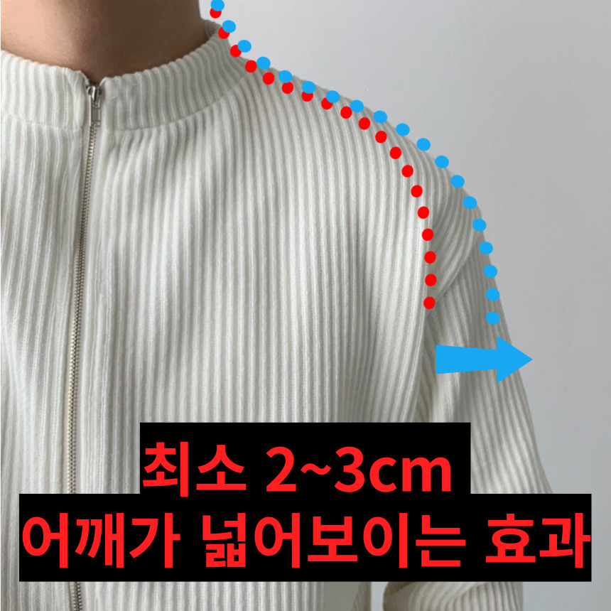 남자빅사이즈니트 남자집업니트 이미지 3