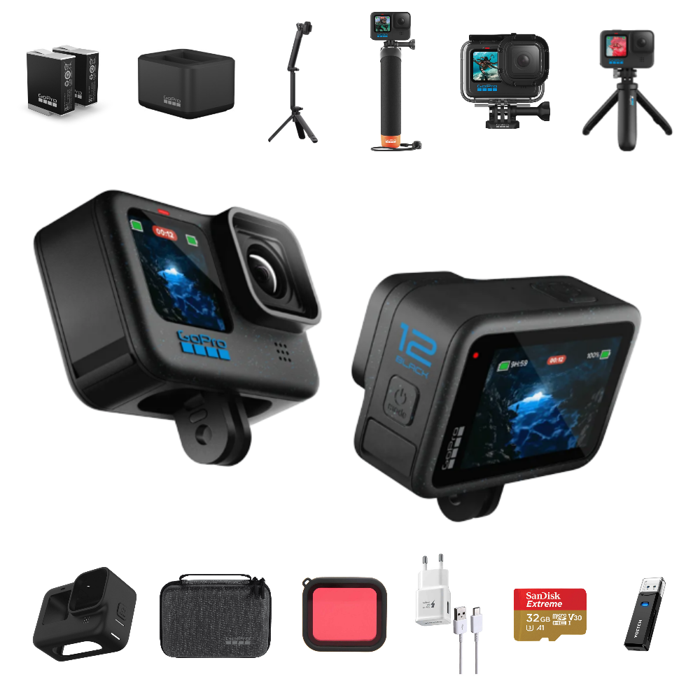 [대여/24시간 공항수령 반납] 고프로12 대여 렌탈 액션캠 풀패키지 인천공항 렌트 1일