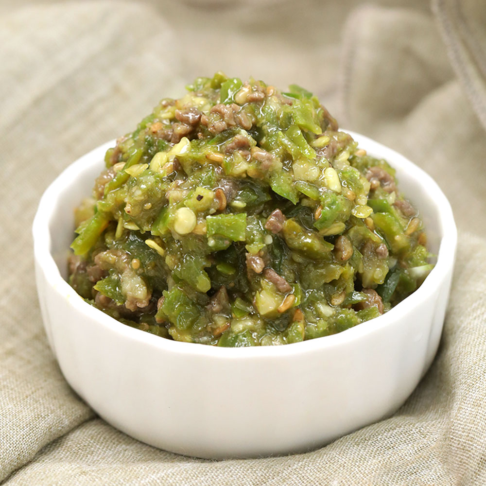 셰프애찬 한우 맵짤이 청양고추 땡초장 양념장 다대기 다진고추 250g