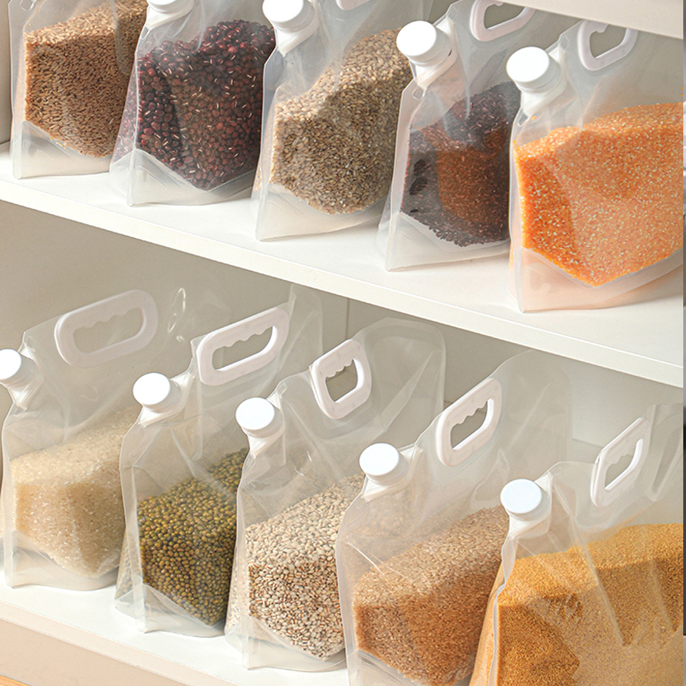 가정용 쌀통 쌀보관 잡곡통 곡물 보관 밀가루 통 1kg - 상세 이미지 3