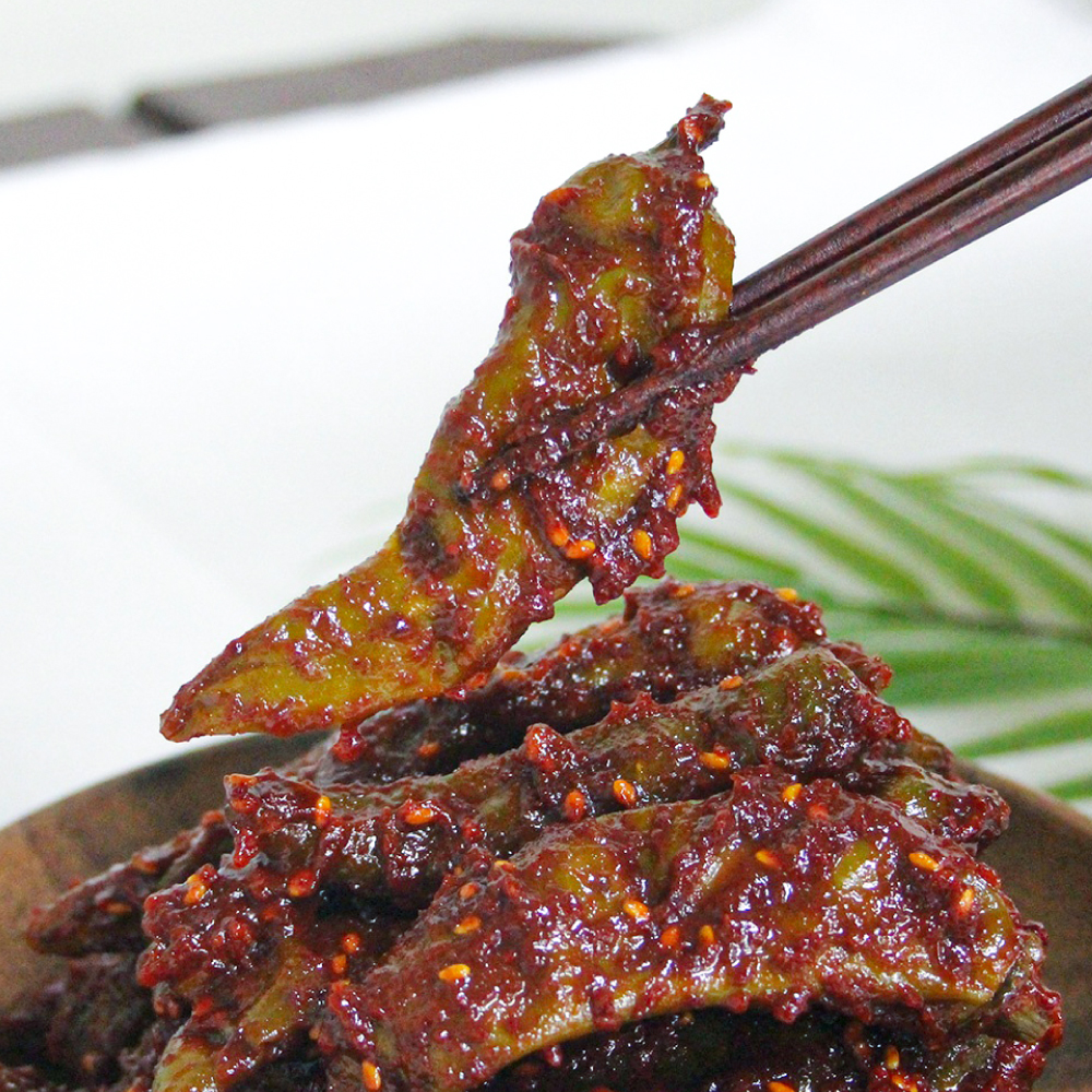양념 고추 장아찌 짱아찌 무침 800g
