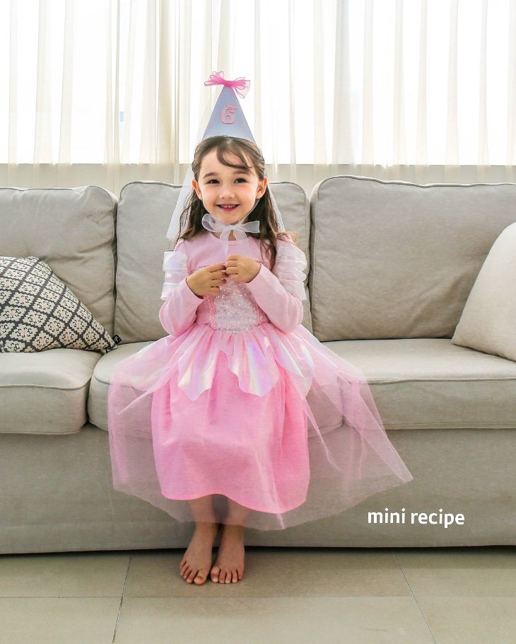 팅커벨 요정드레스(S-2XL) 생일파티룩 할로윈 미니레시피 키즈 여아 - 상세 이미지 5