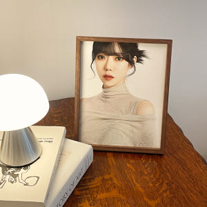 대형 원목 액자 가족 사진 웨딩 우드 프레임 A2, 월넛 솔직 후기 | 실제 배치 사진 포함 - 상품 이미지 4