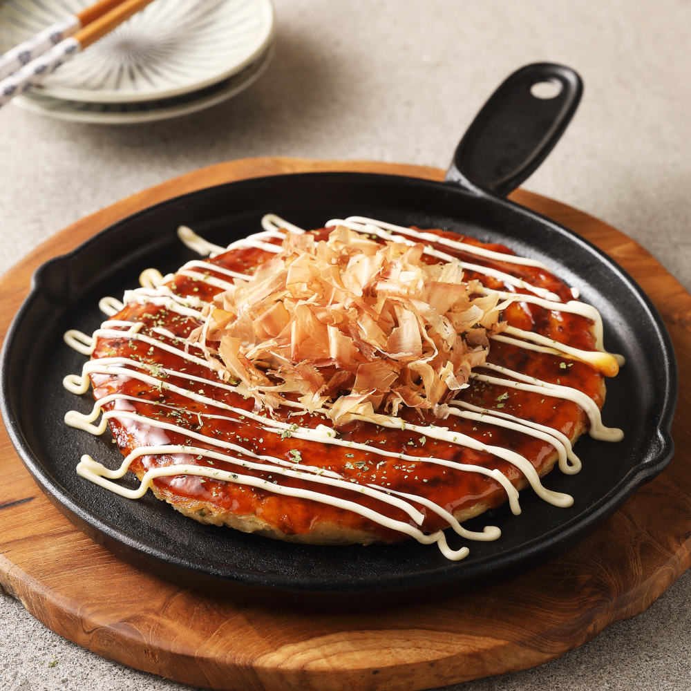 오사카식 오코노미야끼 350g 오꼬노미야끼 해물 이자카야 냉동 - 상세 이미지 3
