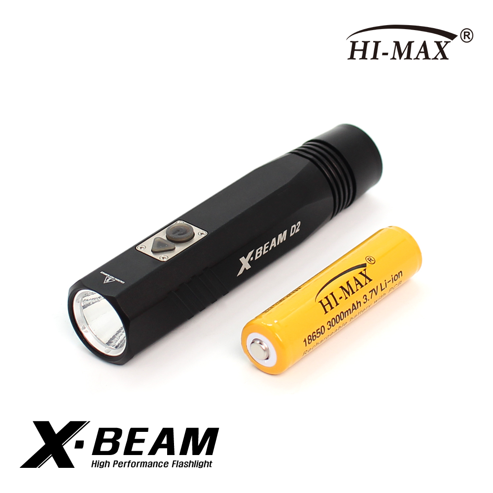 하이맥스 엑스빔D2 고휘도 자전거라이트 전조등 CREE LED 비상등 낚시 등산 캠핑 이미지 6