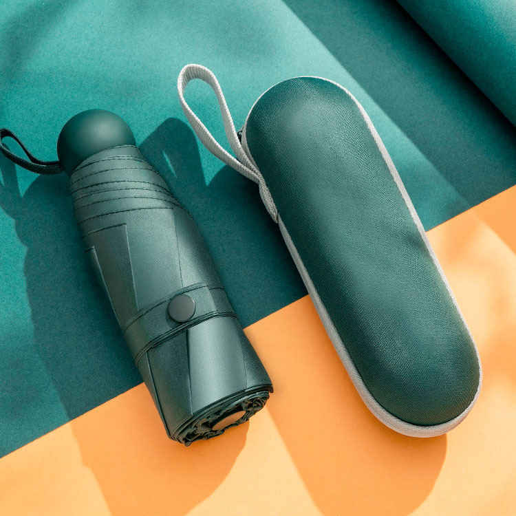 마카롱 접이식 우산 암막 양산 캡슐 양우산 - 상세 이미지 4
