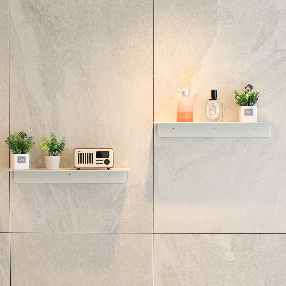 보네드 벽걸이선반 무타공 벽선반 소형 무지주 미니선반 아트월 다용도 팬트리