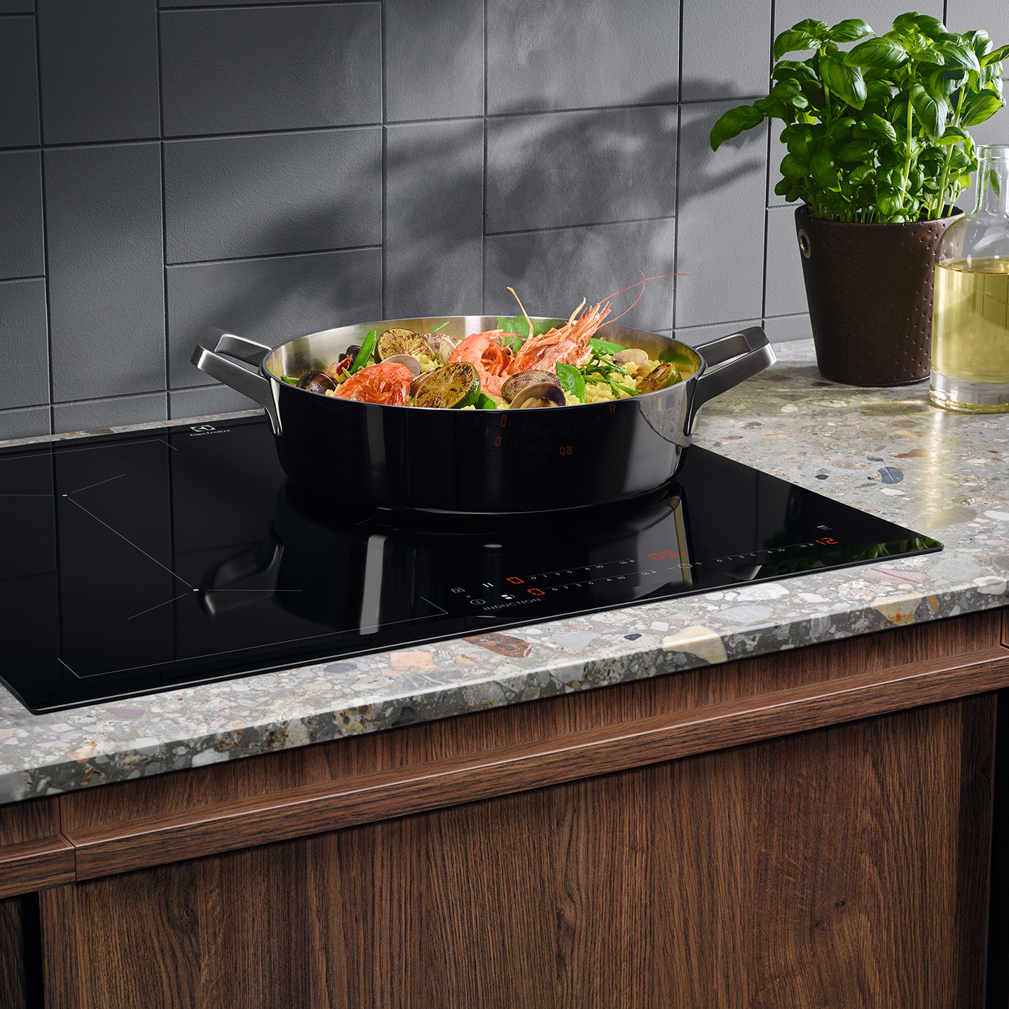 [쿡웨어 증정] 일렉트로룩스 EIV63344 (+A3SS) 인덕션 3구 60cm 브릿지