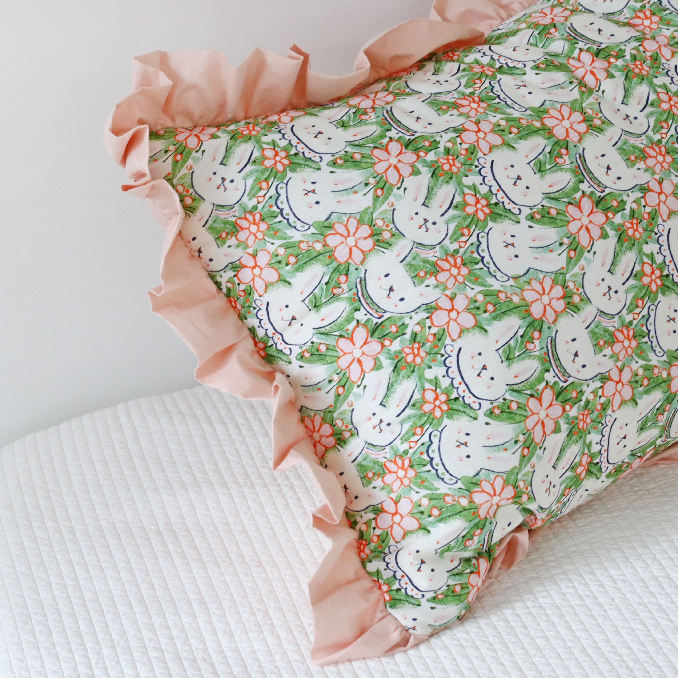 그린래빗 먼지없는 순면 사계절 항균솜 차렵이불 SS