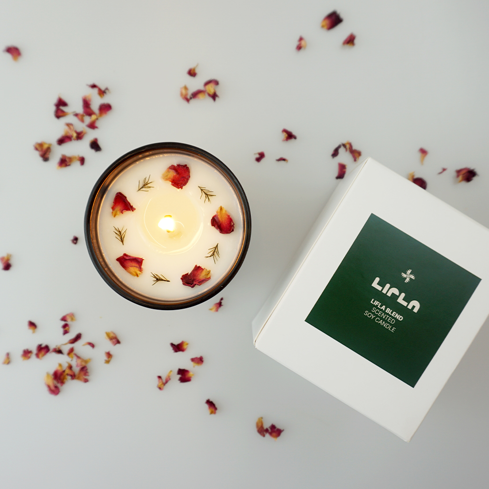 금목서 꽃향기 캔들, 루디샤이/젠틀브라운 라이플라 블렌딩 소이캔들 오스만투스, Osmanthus candle 이미지 4