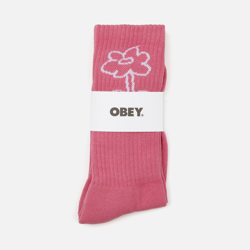 오베이 스프링 플라워 장목 양말 100260175-PIN