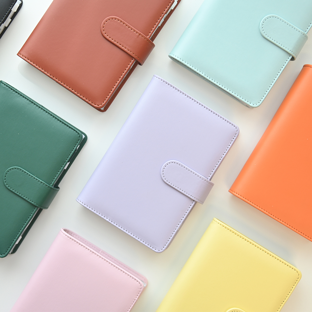 [속지 10종 무료] 현금 바인더 챌린지 A6 다이어리 저축 마카롱 퍼플 이미지 3