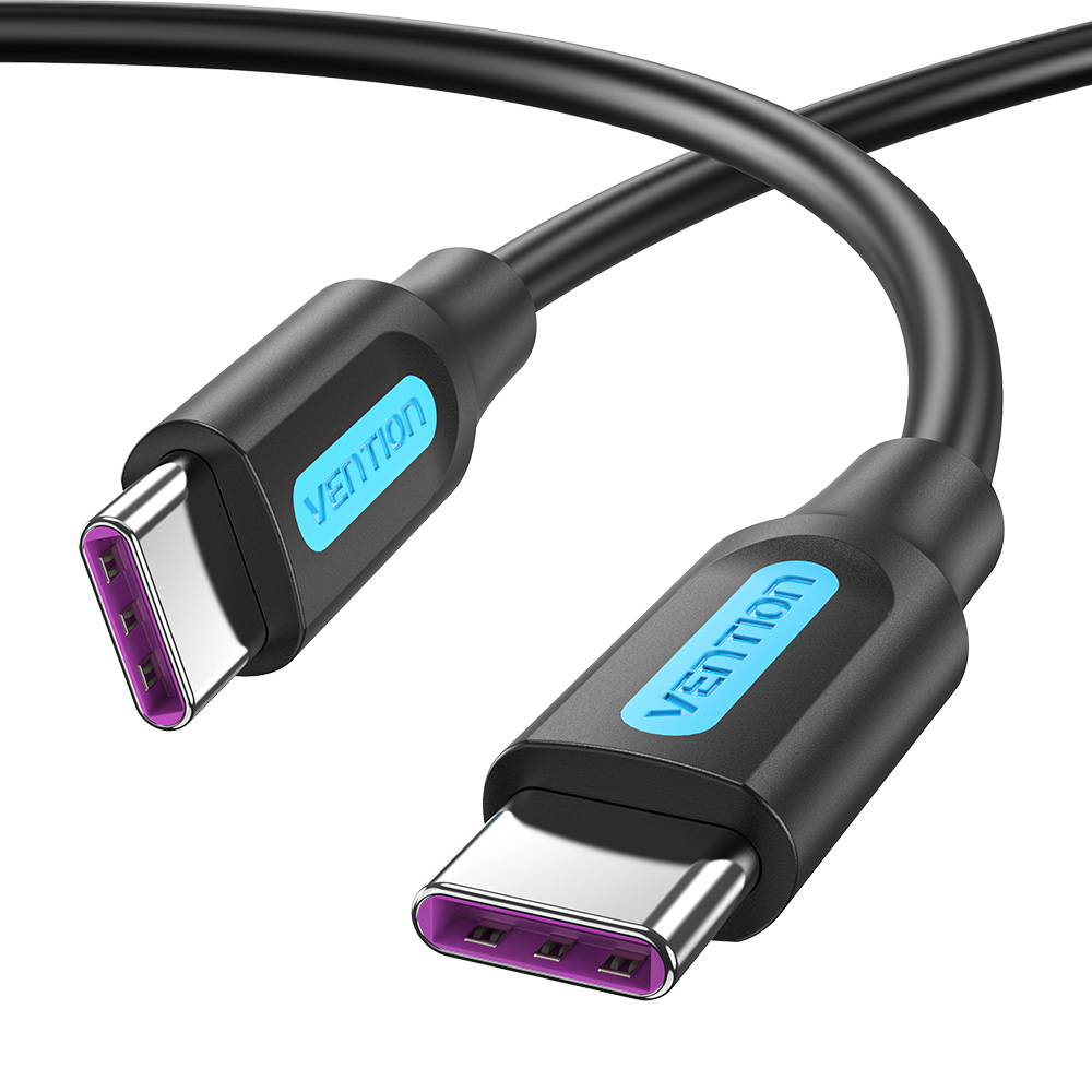 벤션 100W PD 투톤 C to C타입 고속충전케이블 COT 1.5m, 1개 - 상품 이미지