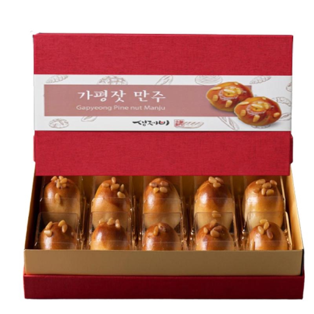 추석선물세트 가평 잣만쥬 10개입 이계충 제빵장인 명절 부모님 - 상세 이미지 2