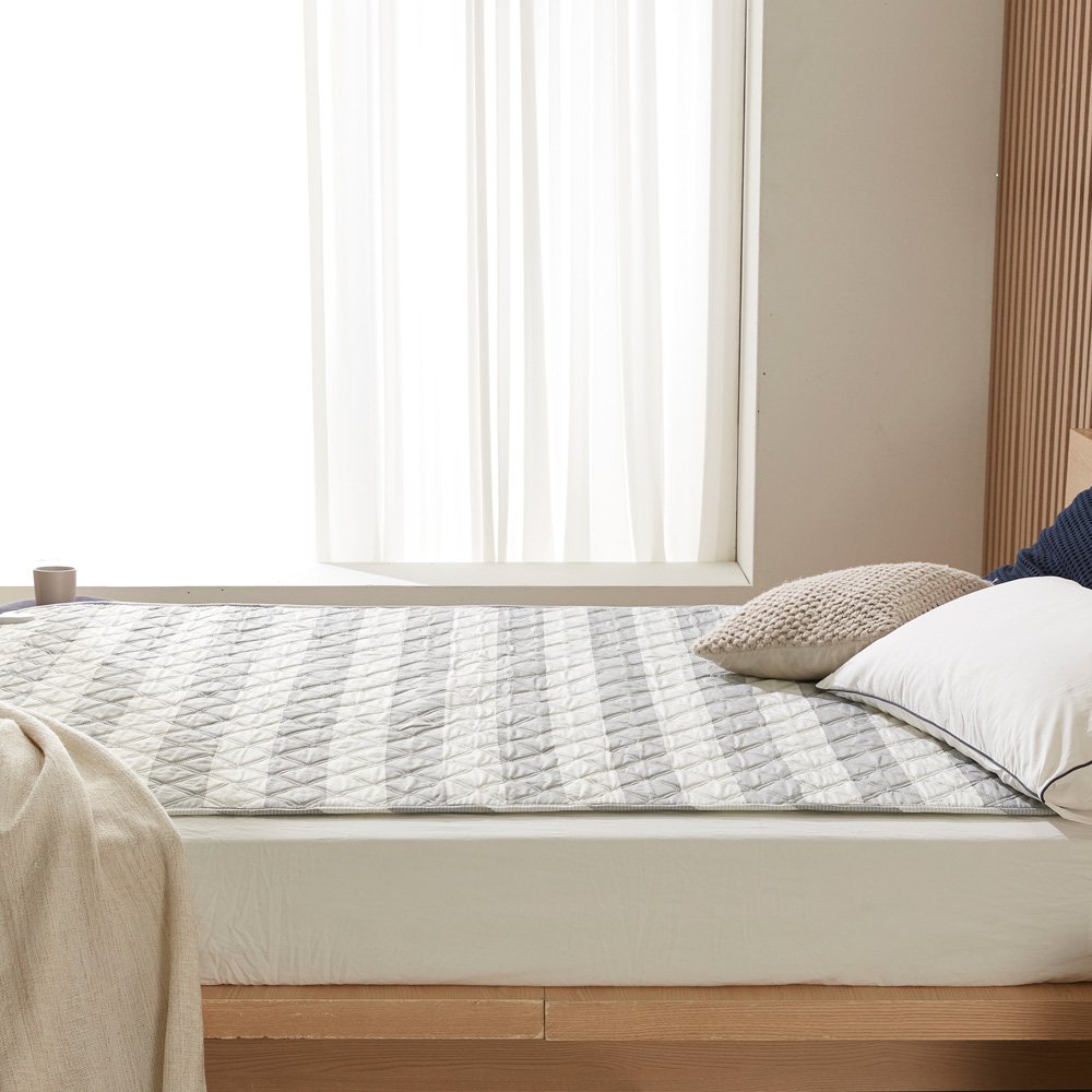 탄소매트 전자파 안심 좌우 분리난방 퀸더블 전기장판 물세탁 심플라인