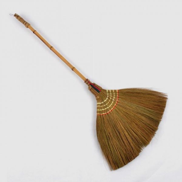 대나무 싸리빗 갈대 야외 바닥 빗자루 마당 학교 정원 청소 95cm - 상세 이미지 2