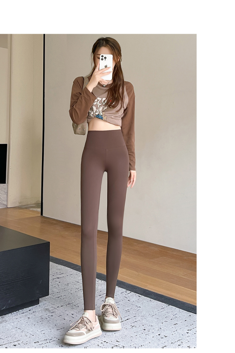 로제티카 포켓 레깅스 기모레깅스 여성 바지 9부 이미지 3