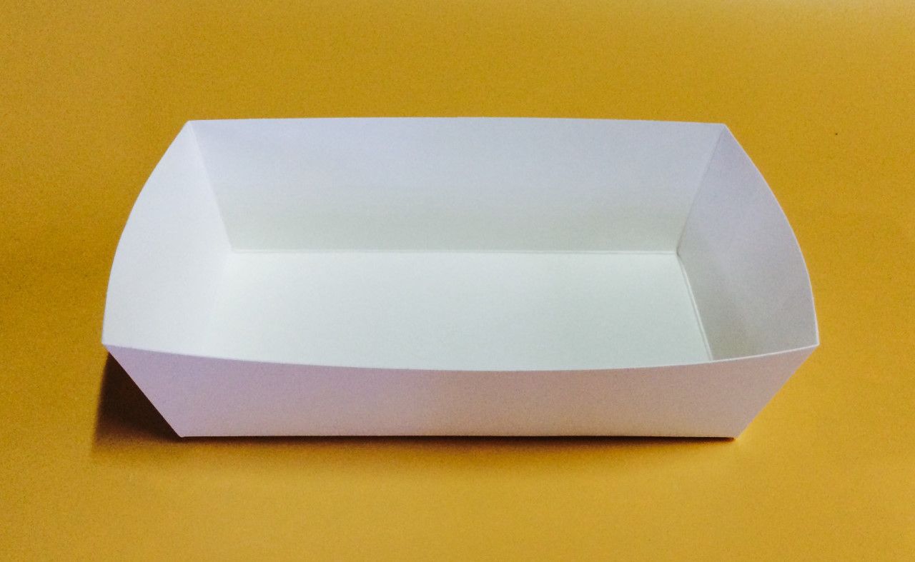 치킨트레이 중2 두마리용 200매 170x90x50 mm 종이 포장 용기 속지 - 상세 이미지 2