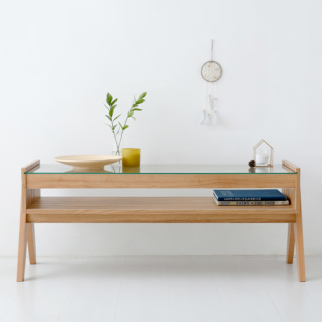 원목 거실 탁자 테이블 우드 좌식 커피 티 테이블 유리 좌탁