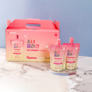 일양약품 소녀콜라겐 100ml 10포 파우치 마시는 촉촉한 피부 저분자 ... 맛있게 먹은 솔직 후기 - 상품 이미지 1