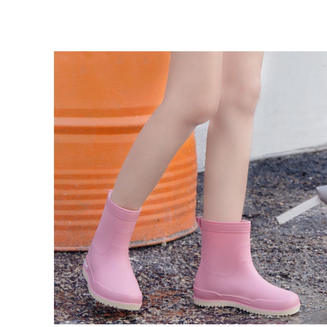 여름앵글부츠 굽낮은 여성여름장화 여름용부츠 이미지 7