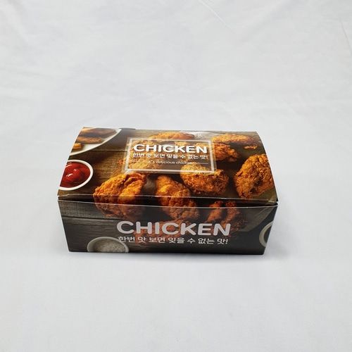 다크치킨박스 소 200매 상자 치킨 닭강정 포장용기 배달 - 메인 이미지