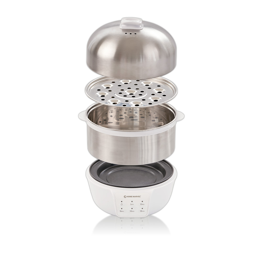 홈마블 2단 올스텐 계란찜기 달걀삶는 기계 반숙 에그쿠커 야채 고구마 호빵 멀티쿠커