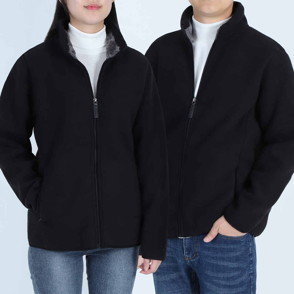 남자 후리스 집업 폴라폴리스 보아털 겨울 자켓 커플 폴리스 빅사이즈 제품 이미지