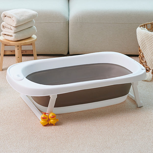 퍼기 신생아 아기 안심 접이식 욕조 이동식 유아 어린이 목욕통