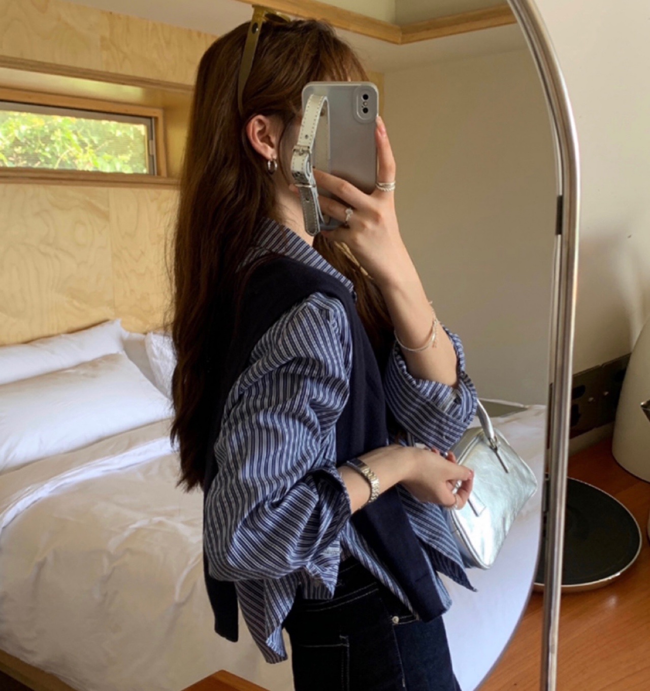 로렌 숄니트 SET 스트라이프 셔츠 이미지 2