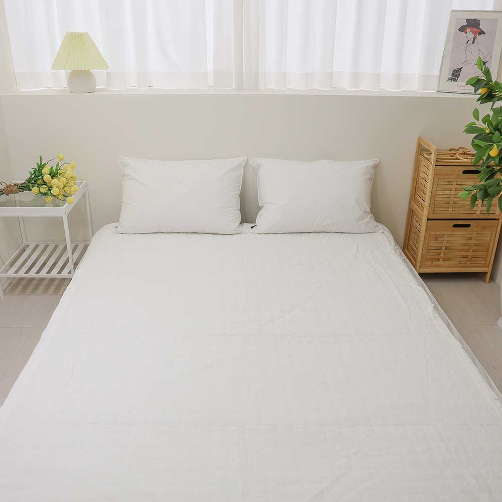 2+1 순면 침대 누빔 피그먼트 패드