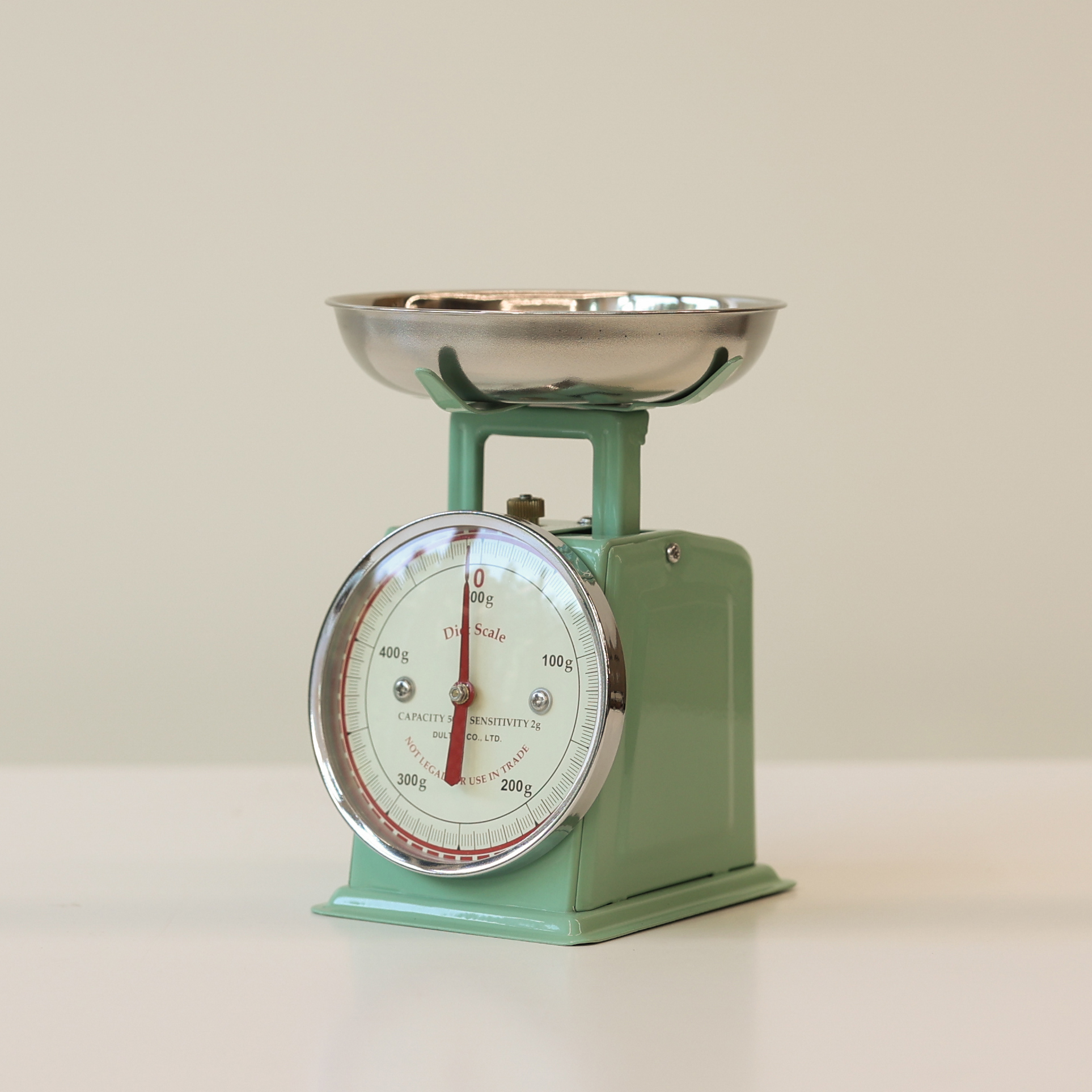 덜튼 다이어트 0.5kg 레트로 주방 베이커리 저울 그린 민트 - 상세 이미지 3