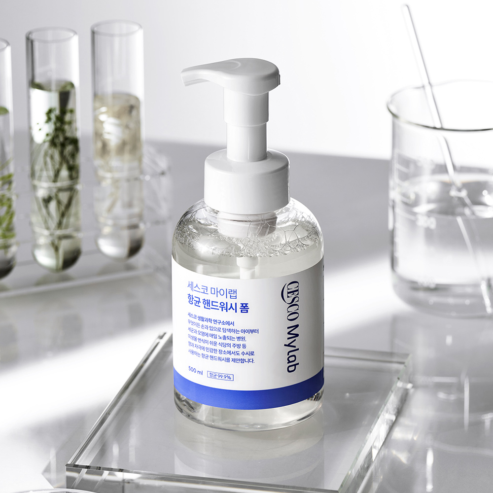 세스코 마이랩 항균 핸드워시 폼 무향 500ml 거품 손세정제 핸드솝 - 상세 이미지 2