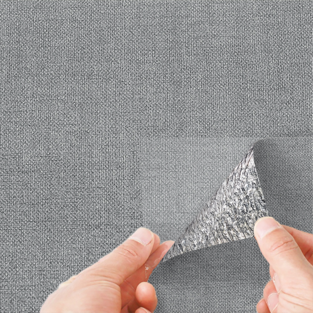 집코리아 벽지 격자무늬 폭 50cm x 10m 다크그레이 - 상세 이미지 3