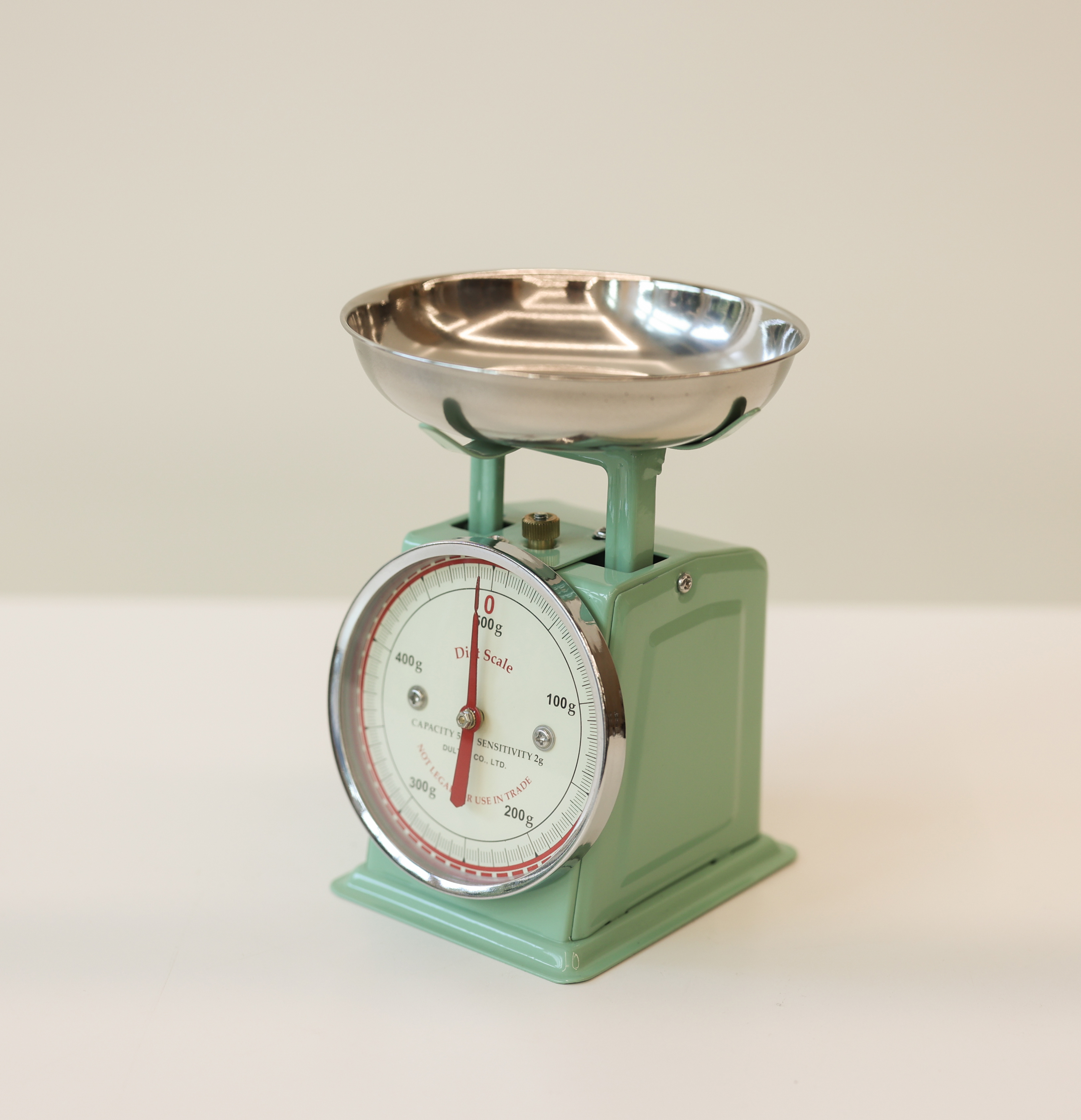 덜튼 다이어트 0.5kg 레트로 주방 베이커리 저울 그린 민트 - 상세 이미지 5