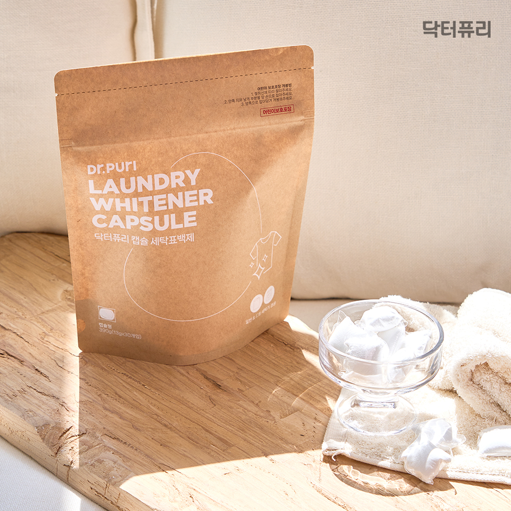 닥터퓨리 산소계 표백제 캡슐타입 과탄산소다 13g, 90개