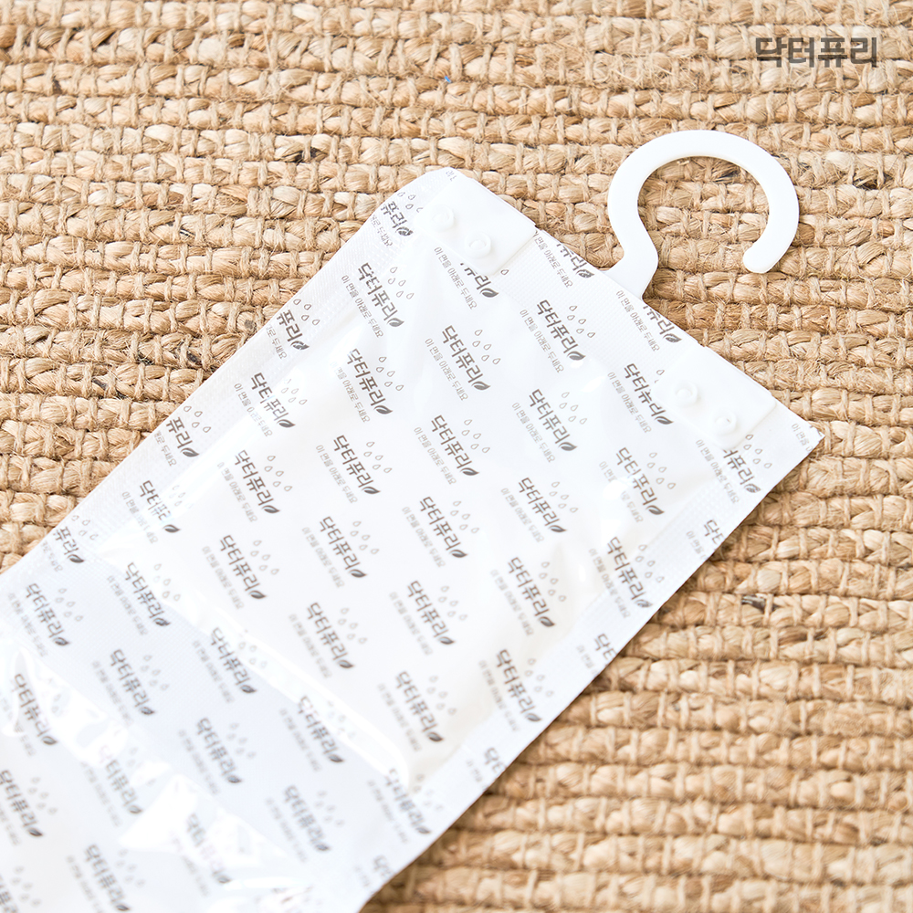 닥터퓨리 슈퍼드라이 제습제 서랍형 걸이형 서랍제습제 옷걸이형제습제 120g, 5개