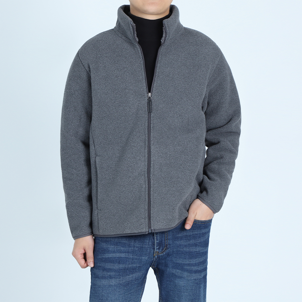 남자 후리스 집업 폴라폴리스 보아털 겨울 자켓 커플 폴리스 빅사이즈 이미지 2